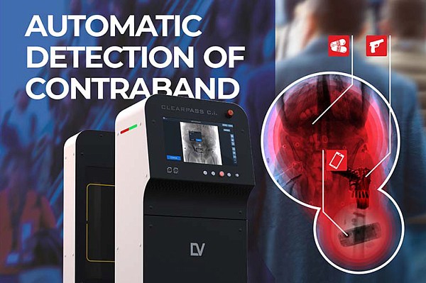 Contraband X-ray body scanner
